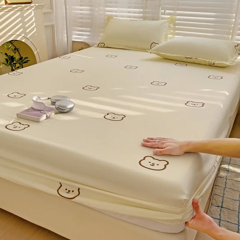 Cute Animals Fitted Sheet Non Slip