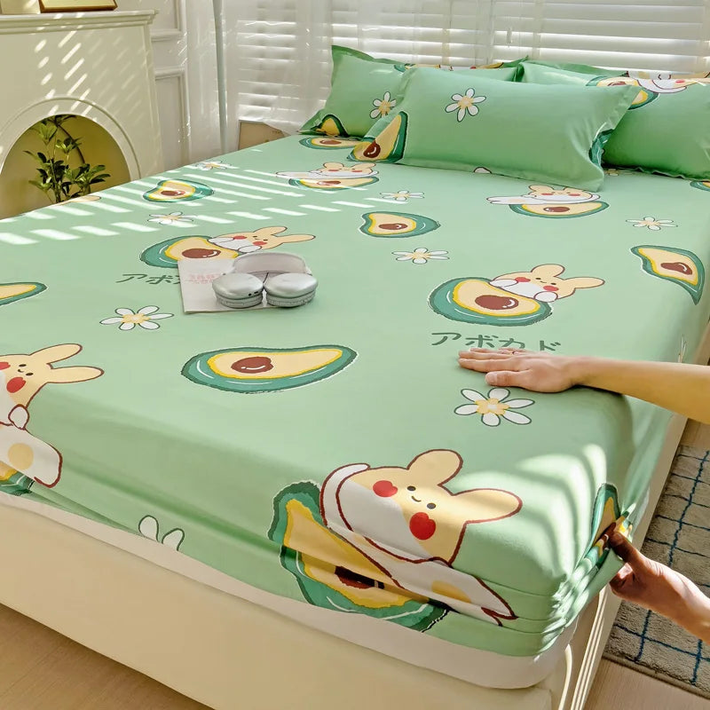 Cute Animals Fitted Sheet Non Slip