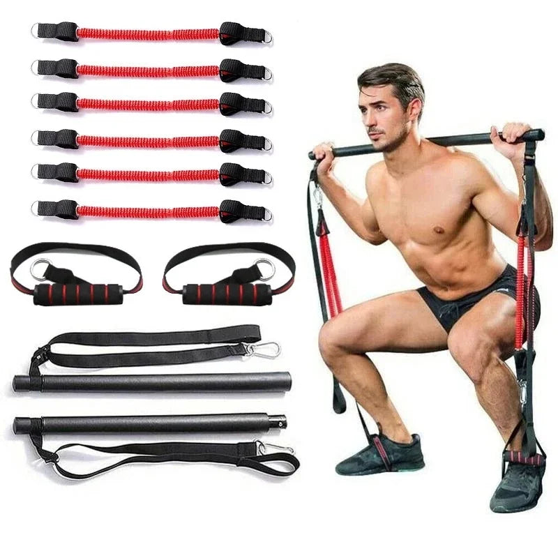 Yoga Resistance Bands Pilates Stick-0