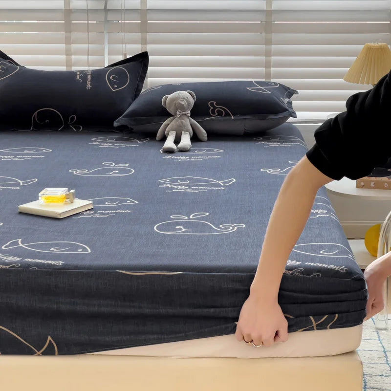 Cute Animals Fitted Sheet Non Slip