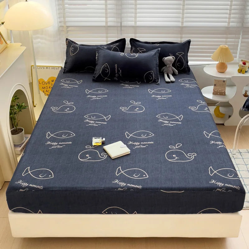 Cute Animals Fitted Sheet Non Slip
