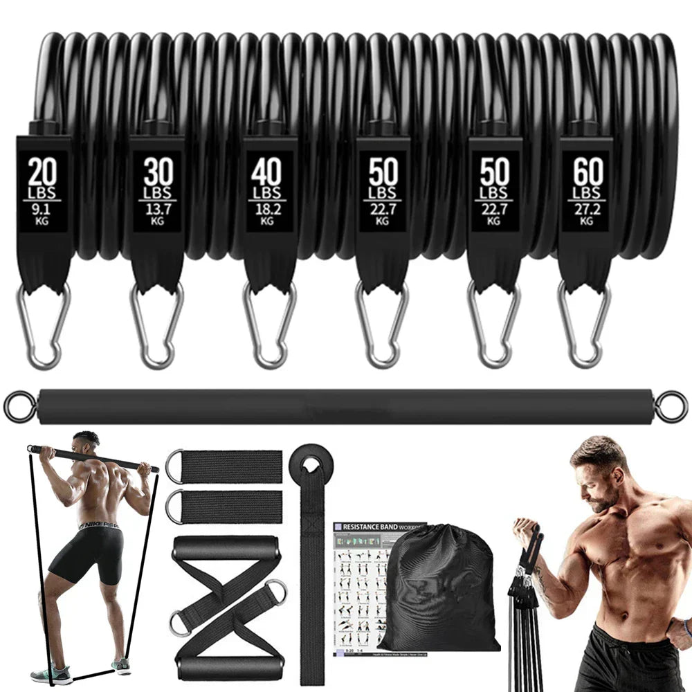 250lbs Resistance Bands Set with Accessories-0