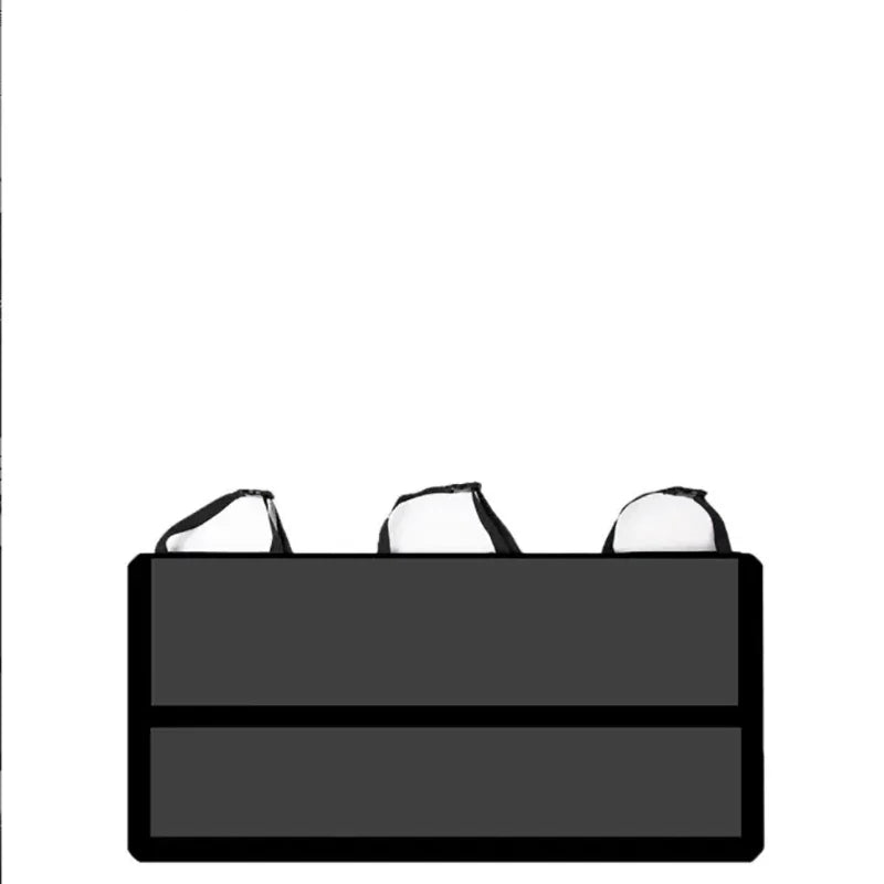 Back Seat Car Trunk Hanging Storage Bag 9 Pocket Organizer Black-0