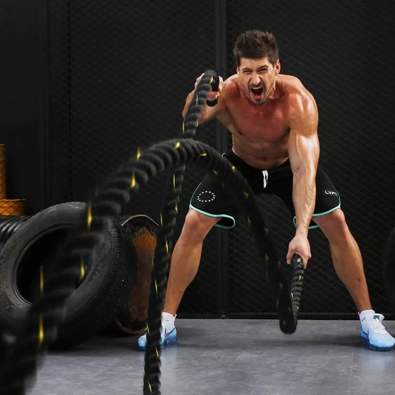 Power Training Battle Rope for Home Gym Workouts-1
