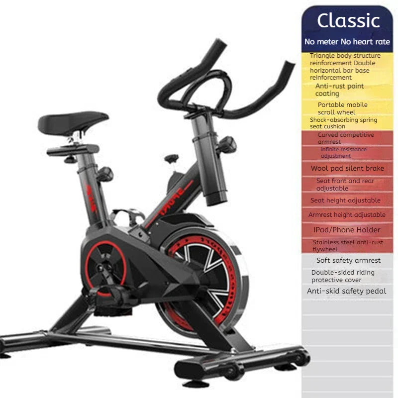 Silent Spinning Bike for Home Fitness-1