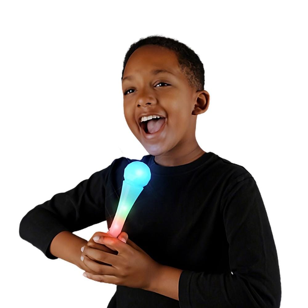 Sound Activated LED Color Changing Rock Star Prism Microphone-1