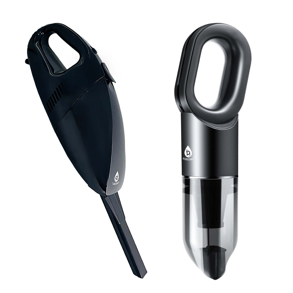 Pursonic Dual-Purpose Car & Handheld Vacuum Bundle – USB Rechargeable Cordless & Car Vacuum Cleaner Set-0