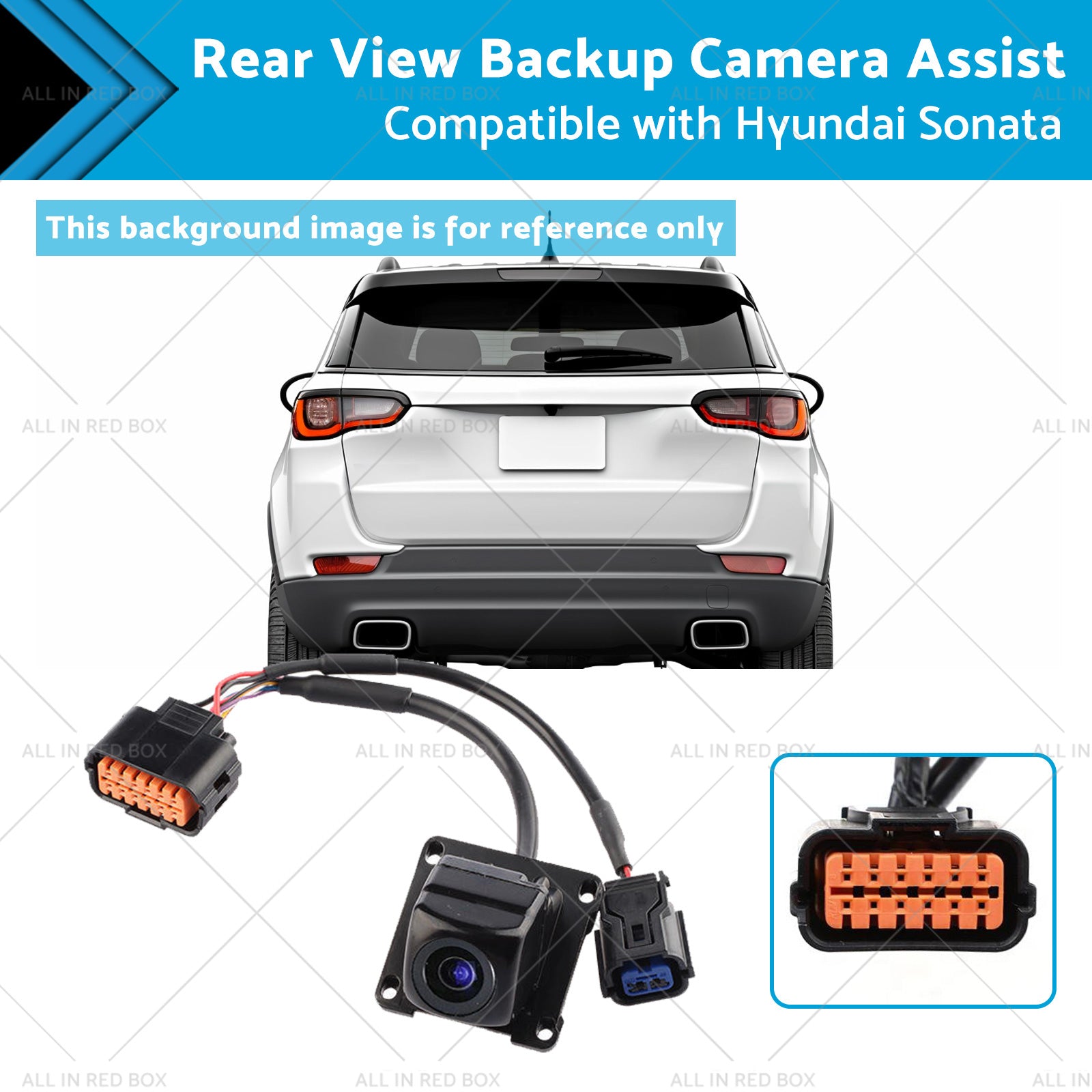 95766-E6201 Rear View Backup Camera Assist Suitable for Hyundai Sonata 15-17-0