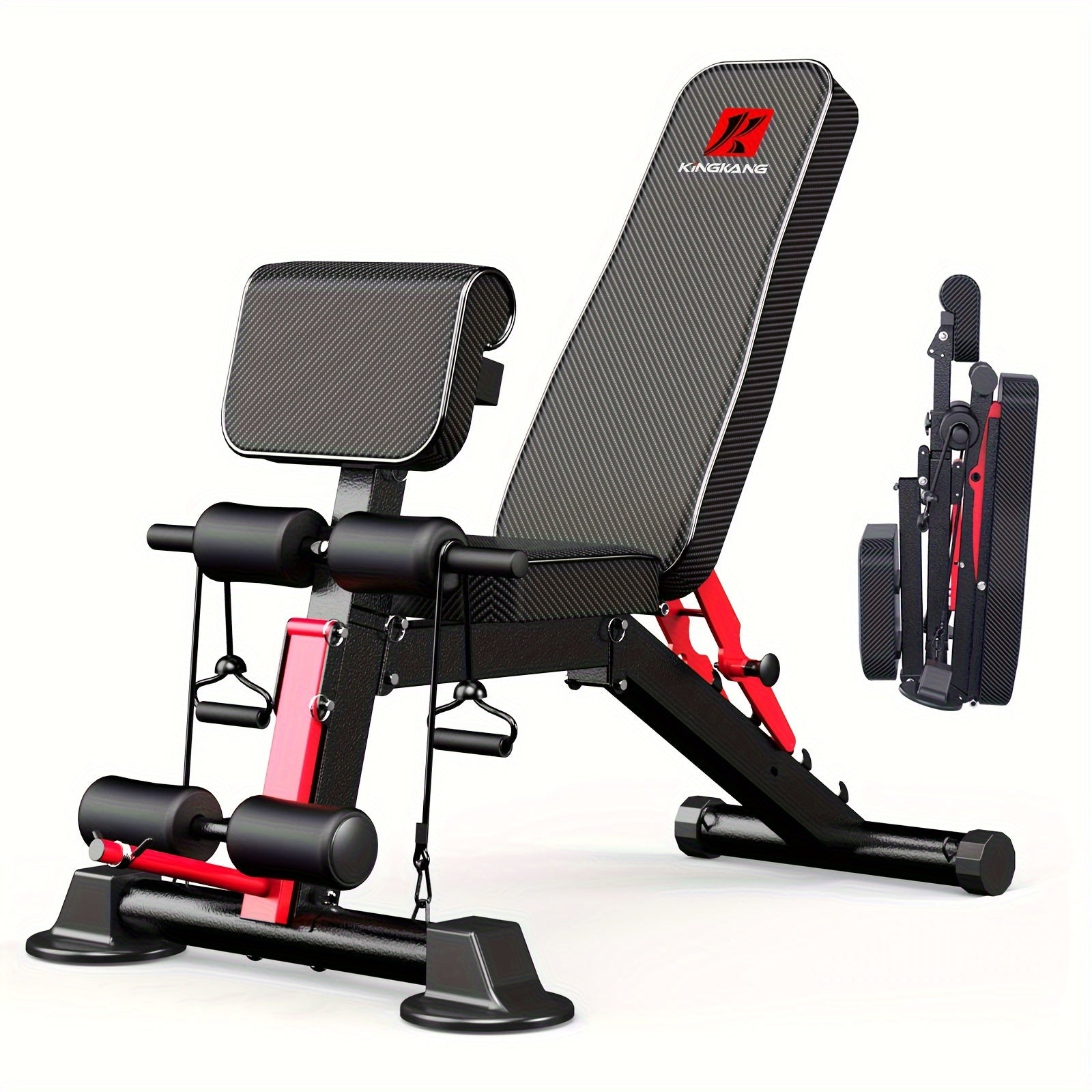 Adjustable Strength Training Bench - Weight Bench For Full Body Workout With Fast Folding