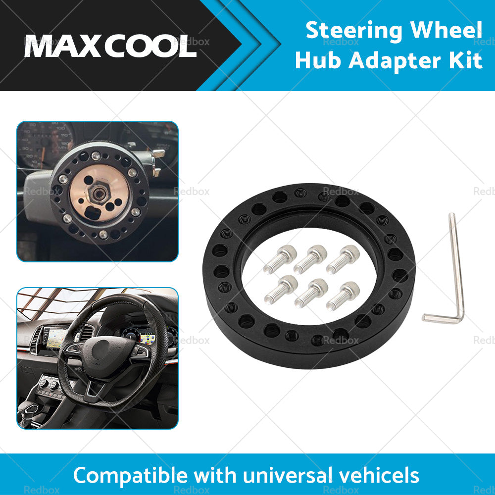 Black Steering Wheel Hub Adapter Spacer Suitable For MOMO to NARDI Quick Release-2
