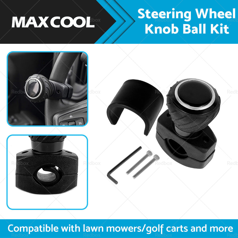 Steering Turning Tractor Forklift Aid Car Wheel Spinner Knob Ball Truck Lorry-1