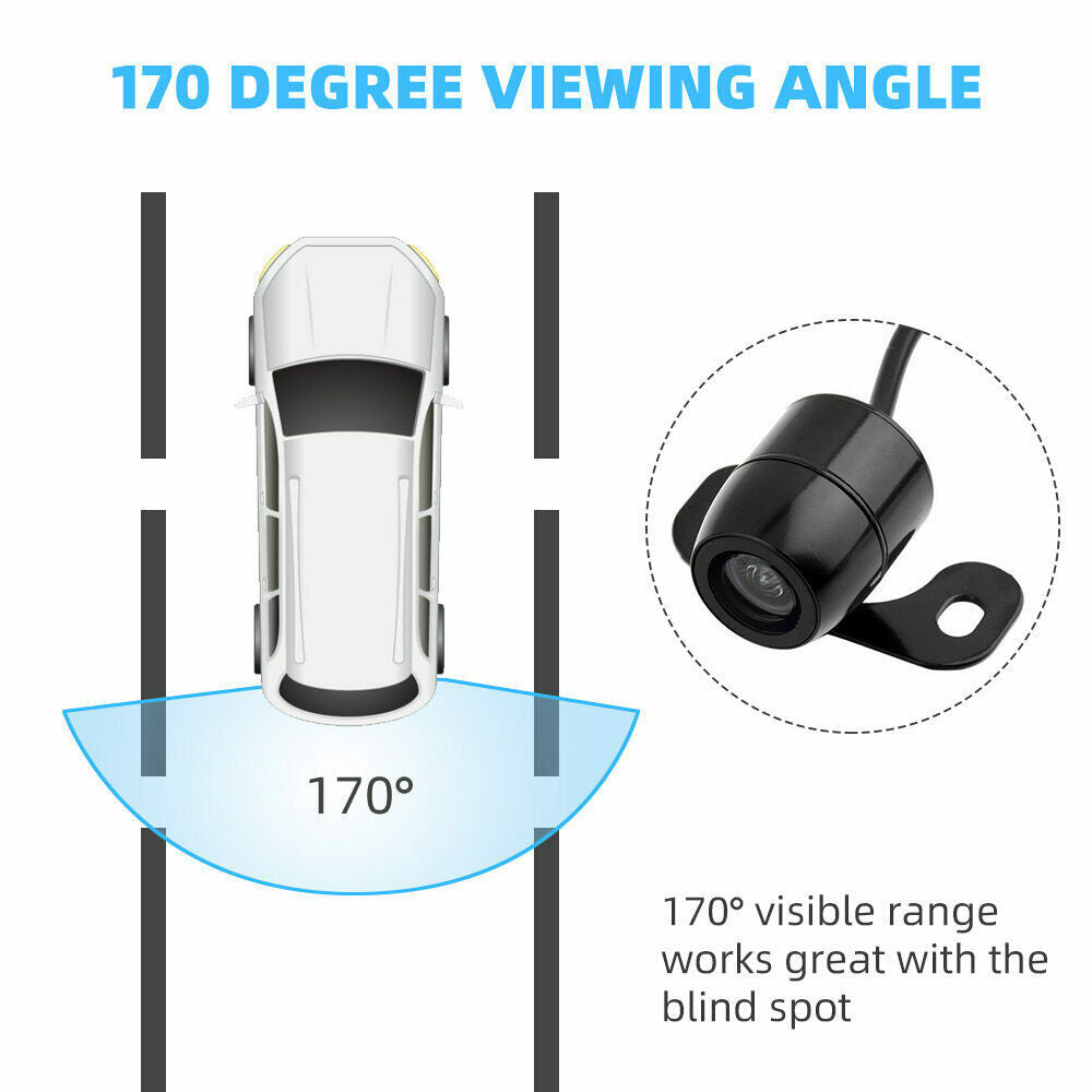 170 Angle Car Reverse Camera Waterproof Rear View Backup Parking With IR Night Vision-3