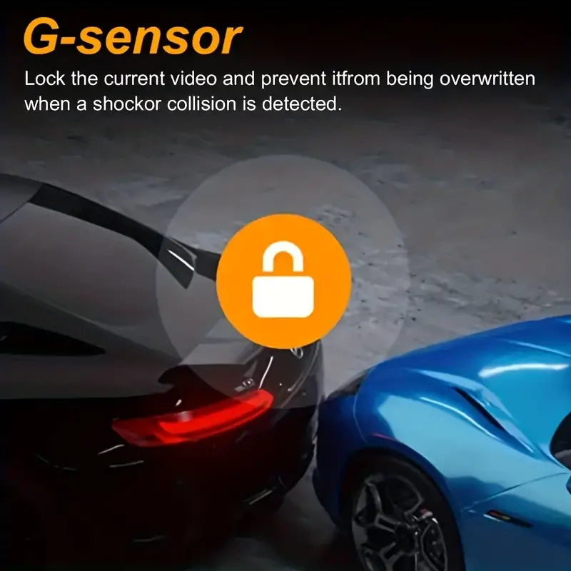 1080P Dual Camera Dash Cam for Cars with 32GB Memory Card-4