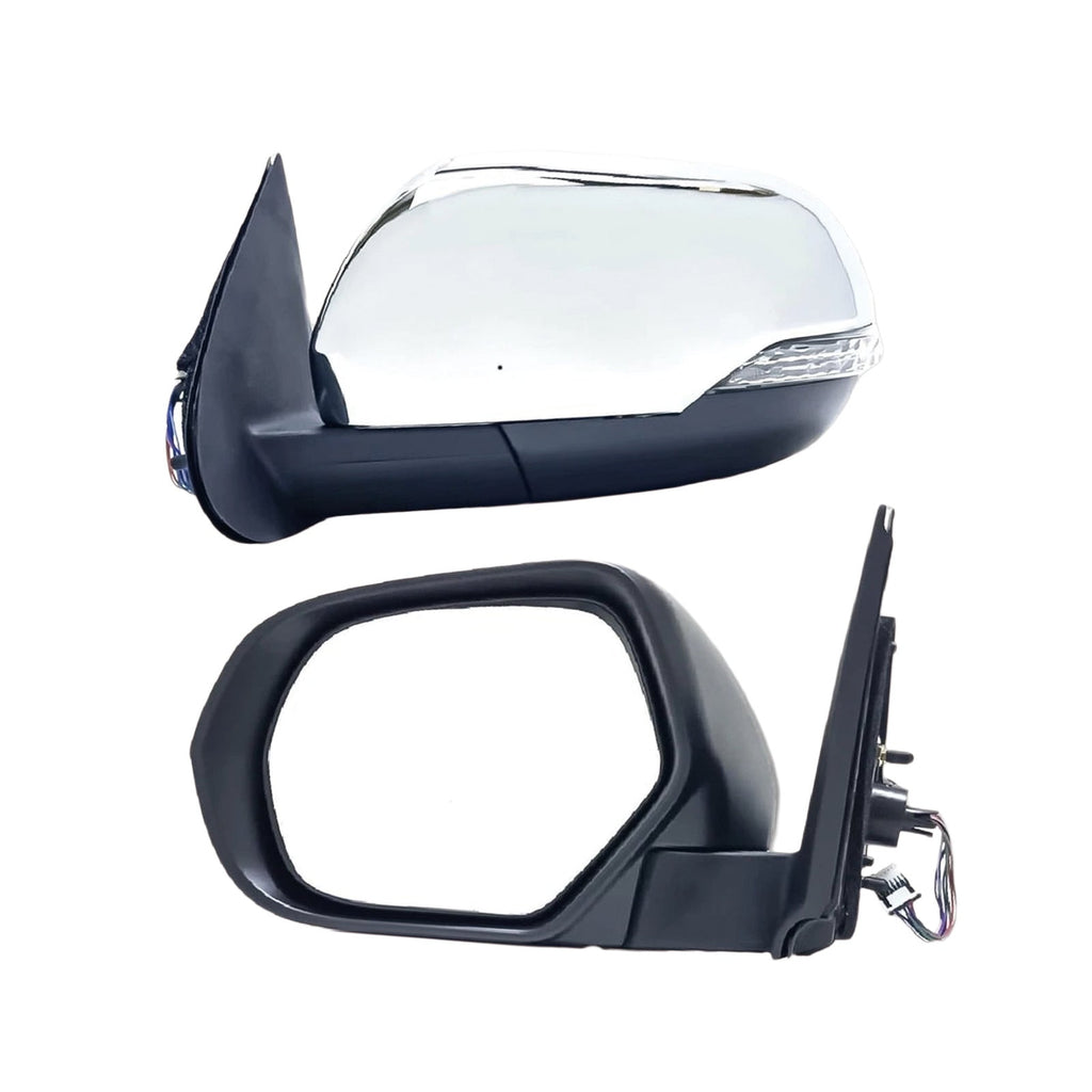 Side Wing Mirror LH Chrome Suitable for Mitsubishi Triton Pajero Sport 2.4 19-22-4