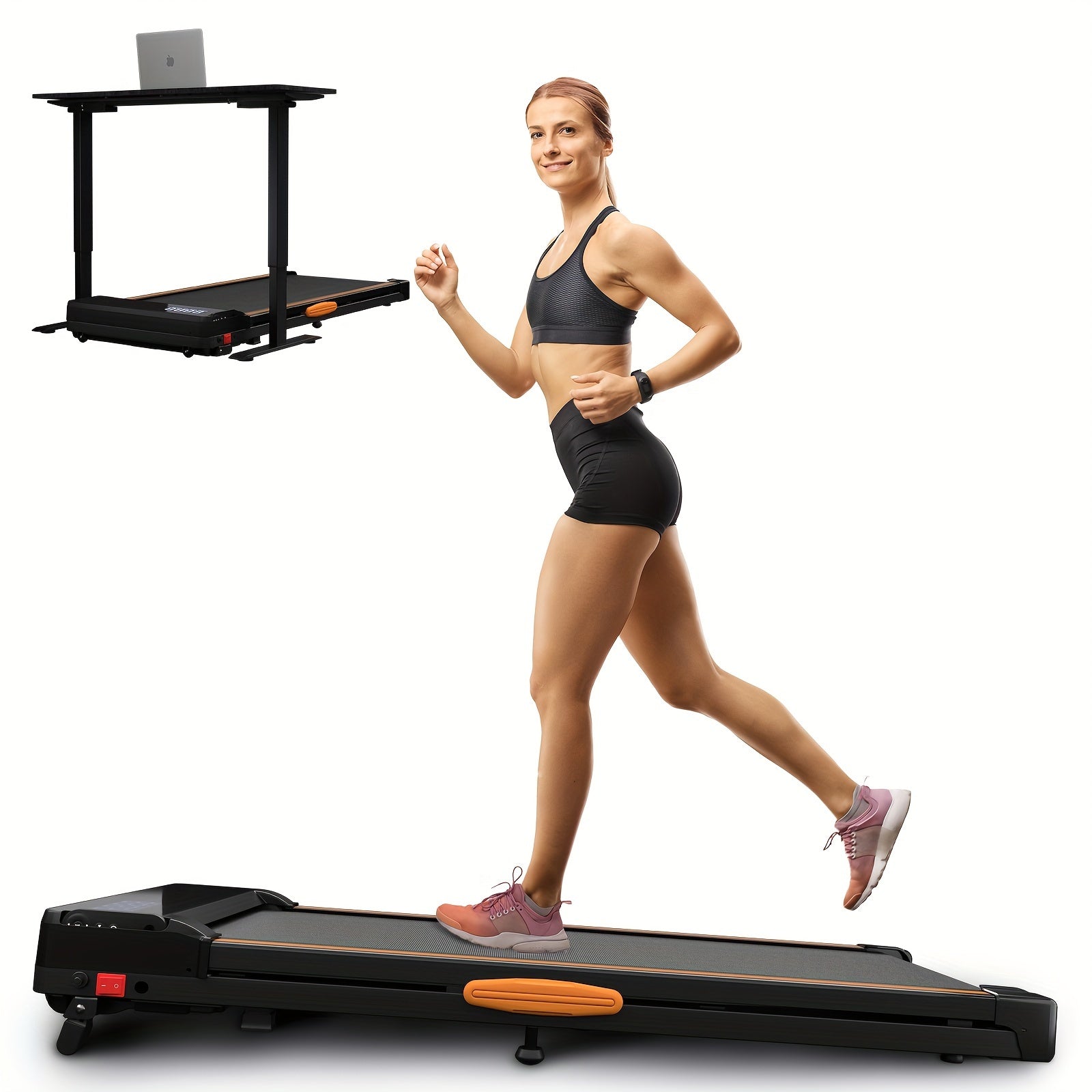 AIRHOT Compact Walking Pad Treadmill with Incline 2.5HP Motor