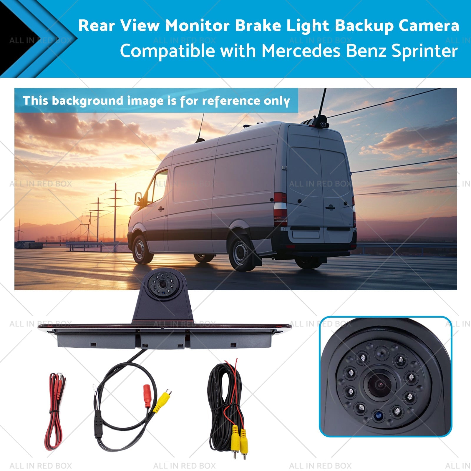 Rear View Brake Light Backup Camera Suitable for Mercedes Benz Sprinter-0