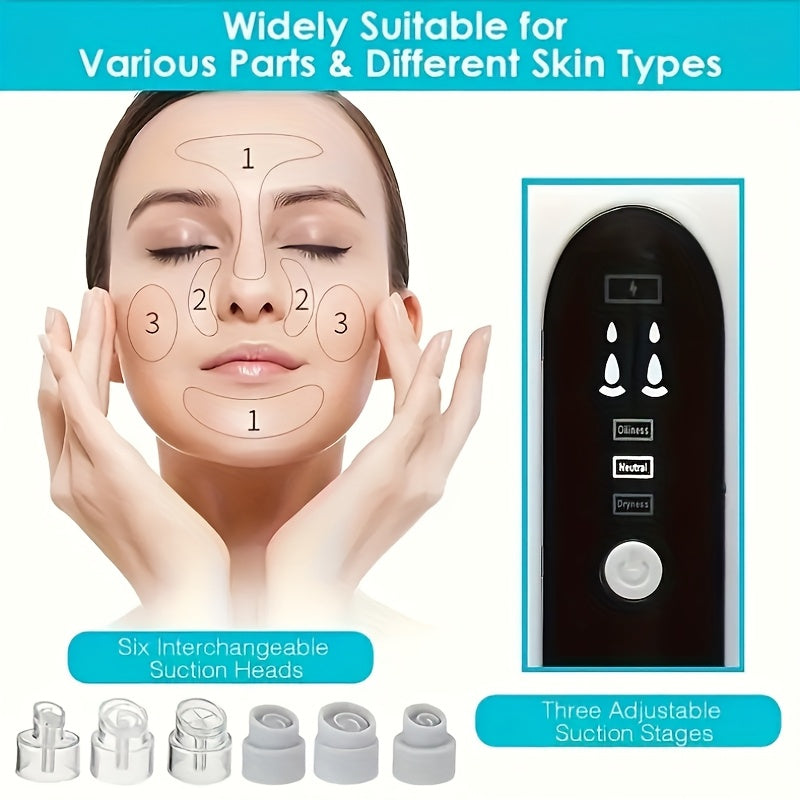 Blackhead Remover Rechargeable Pore Vacuum Cleaner-4