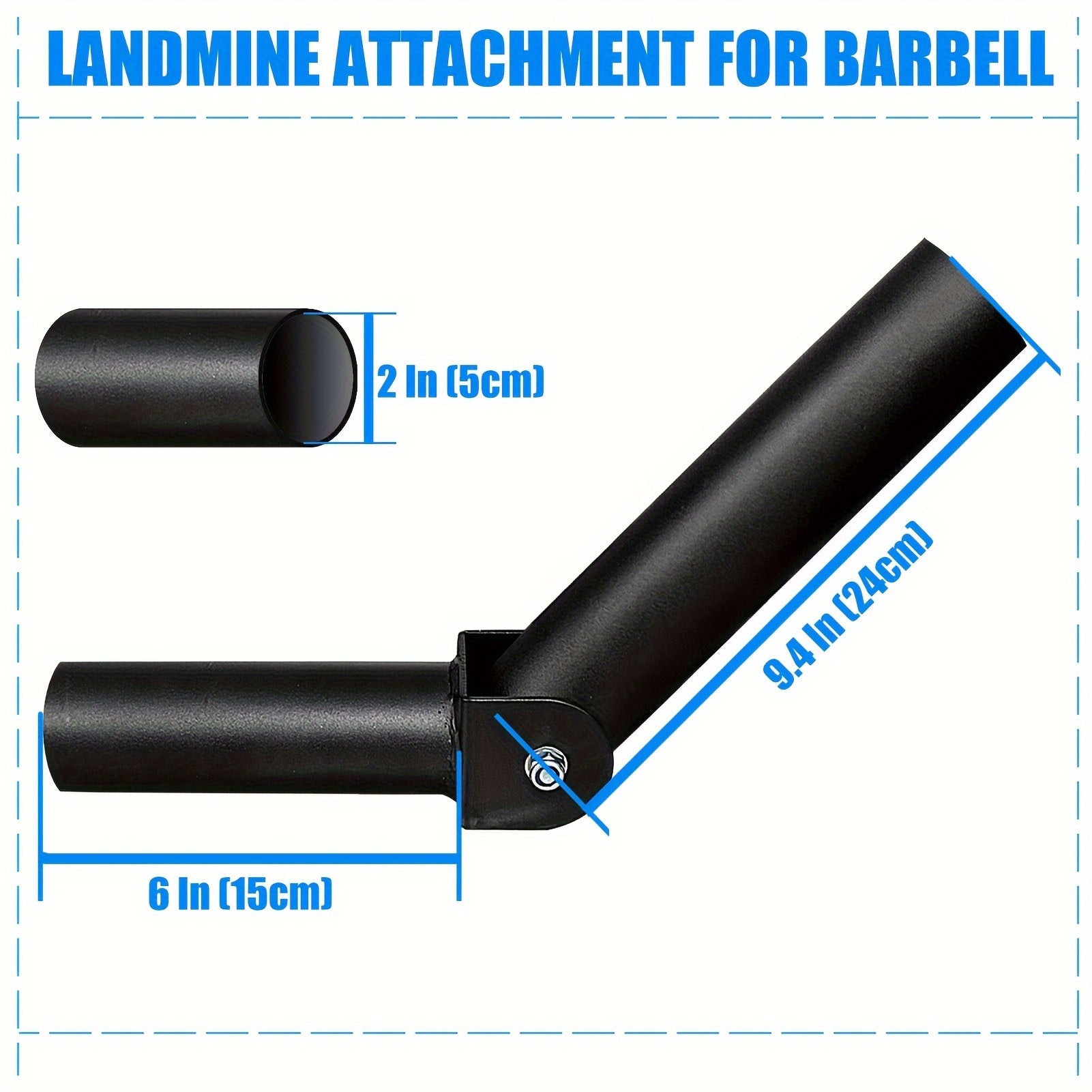 T Bar Row Platform Landmine Attachments for Squate Rack or Wall Mount Fits 2-inch Barbell, Landmine Base Gym Equipment, Power Cage Landmine for Almost of Power Rack