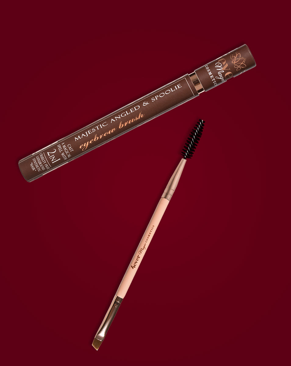 Majestic Angled and Spoolie Eyebrow Brush-0
