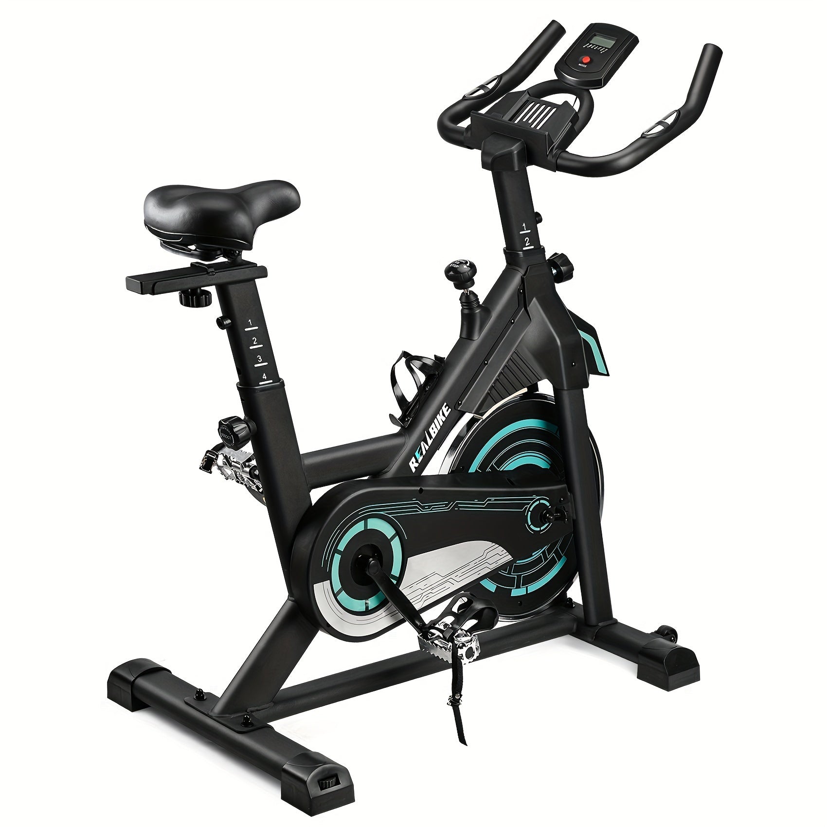 Exercise Bike, Adjustable Magnetic Resistance Silent Belt Drive, Indoor Cycling Bike for Home Cardio Gym, Fitness Stationary Bike Machine with 350lbs/300lbs Weight Capacity, Monitor with Pulse & Ipad Mount &Upgraded Version S