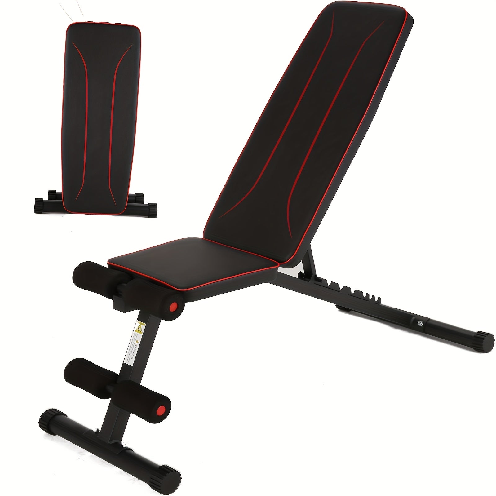 All In One 3S Fast Folding Home Gym Equipment Professional Workout Bench Set with Squat Rack, Adjustable & Foldable Upgrade Weight Bench Press Set with Leg Developer, Preacher Curl Pad for Full Body Workout