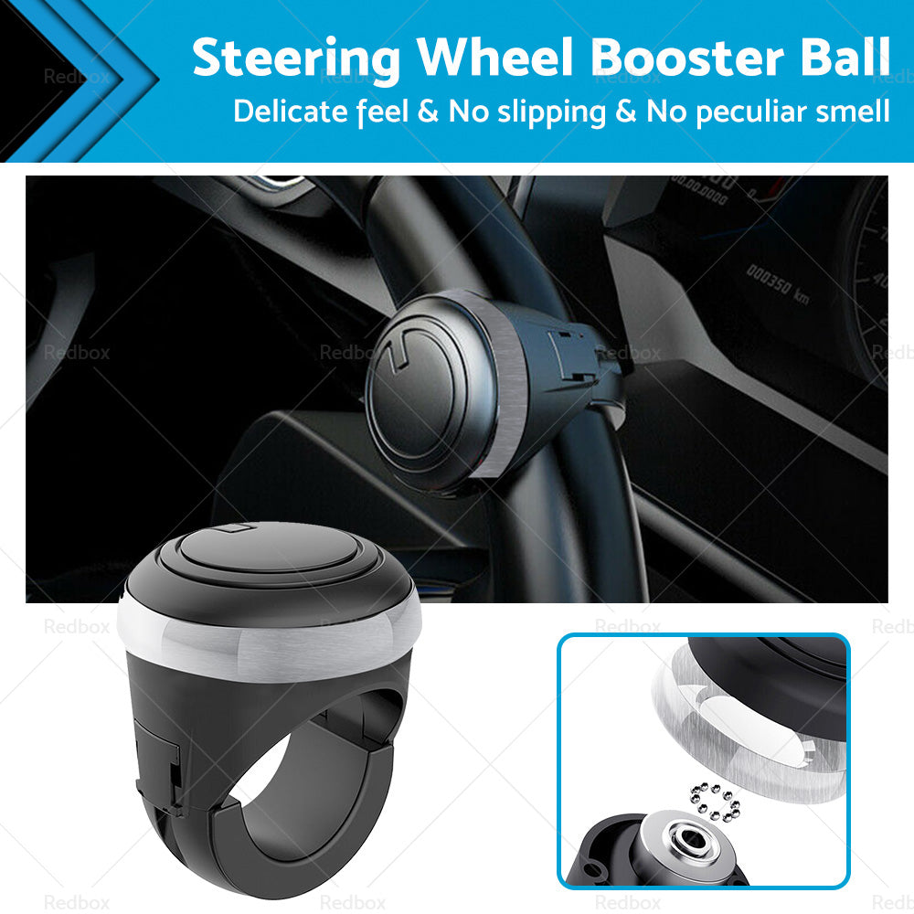 Universal Car Steering Wheel Handle Knob Aid Car Truck Booster Ball Spinner Knob-0