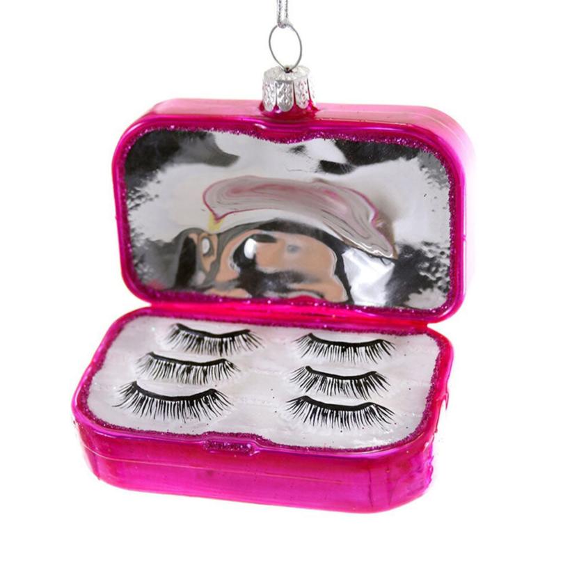 Fake Eyelashes Blown Glass Ornament by Cody Foster & Co-0