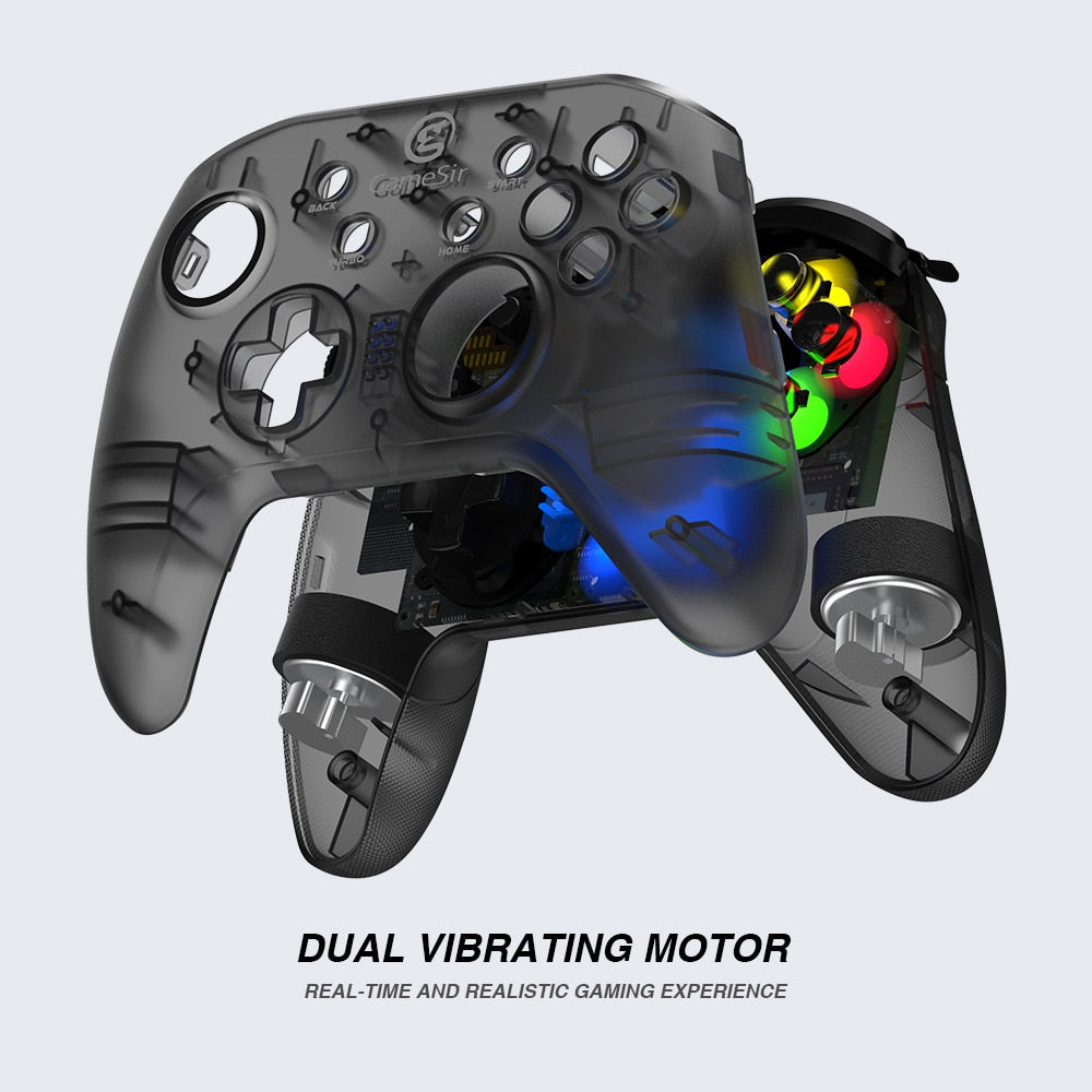 USB Wired Gaming Controller Gamepad with Asymmetric and Vibrating Motor Joystick for Windows 7/8/10 PC-1