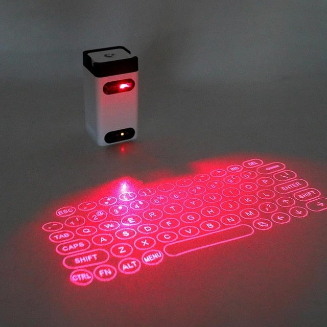 Virtual Laser Keyboard Bluetooth Wireless Projector Phone Keyboard For Computer Iphone Pad Laptop With Mouse Function-1