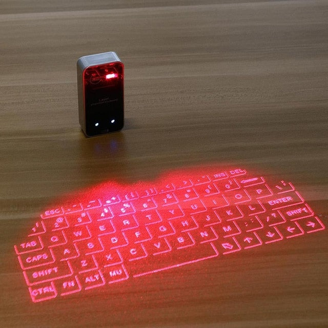 Virtual Laser Keyboard Bluetooth Wireless Projector Phone Keyboard For Computer Iphone Pad Laptop With Mouse Function-3