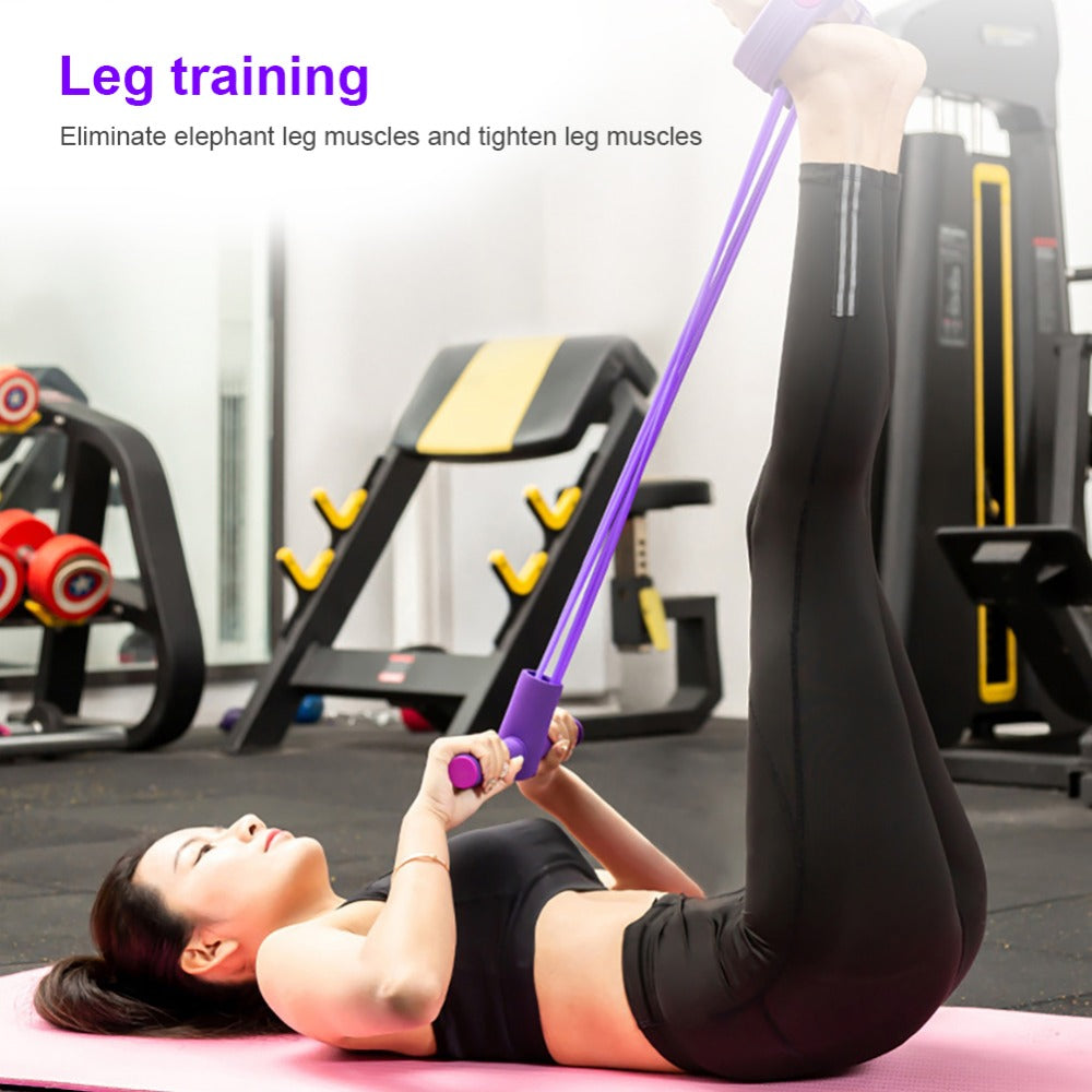 Resistance Elastic Pedal Puller Ropes Exerciser Rower Belly Resistance Band Home Gym Sport Training Bands For Fitness Equipment-3