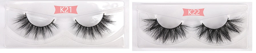25 MM Lashes Wholesale 30/50/100 Pairs 3D Mink Eye Lashes With Tray No Box  Natural/Thick Long False Eyelashes  Makeup-4