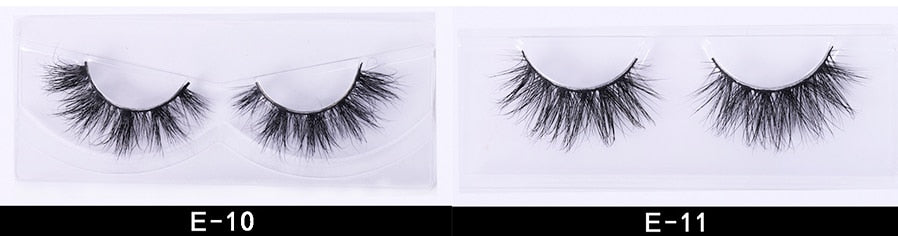 25 MM Lashes Wholesale 30/50/100 Pairs 3D Mink Eye Lashes With Tray No Box  Natural/Thick Long False Eyelashes  Makeup-2