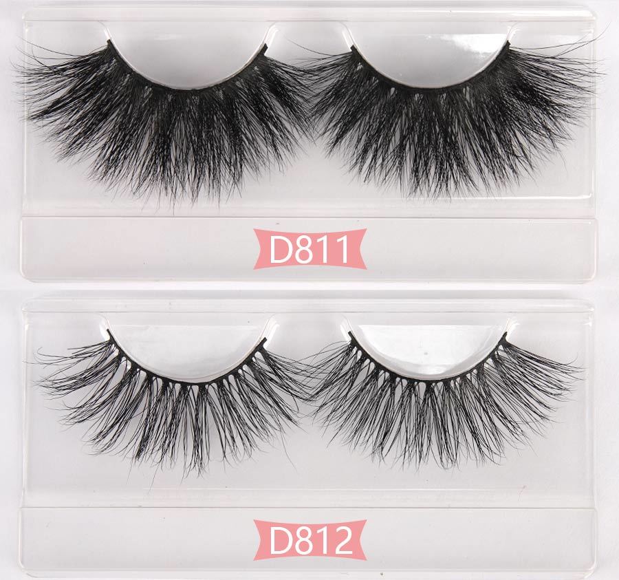 Wholesale Eyelashes 50 Pairs No Box 3D Mink Lashes Dramatic Criss-cross 3D Mink Eyelashes  Bulk Hair False Eyelashes-2