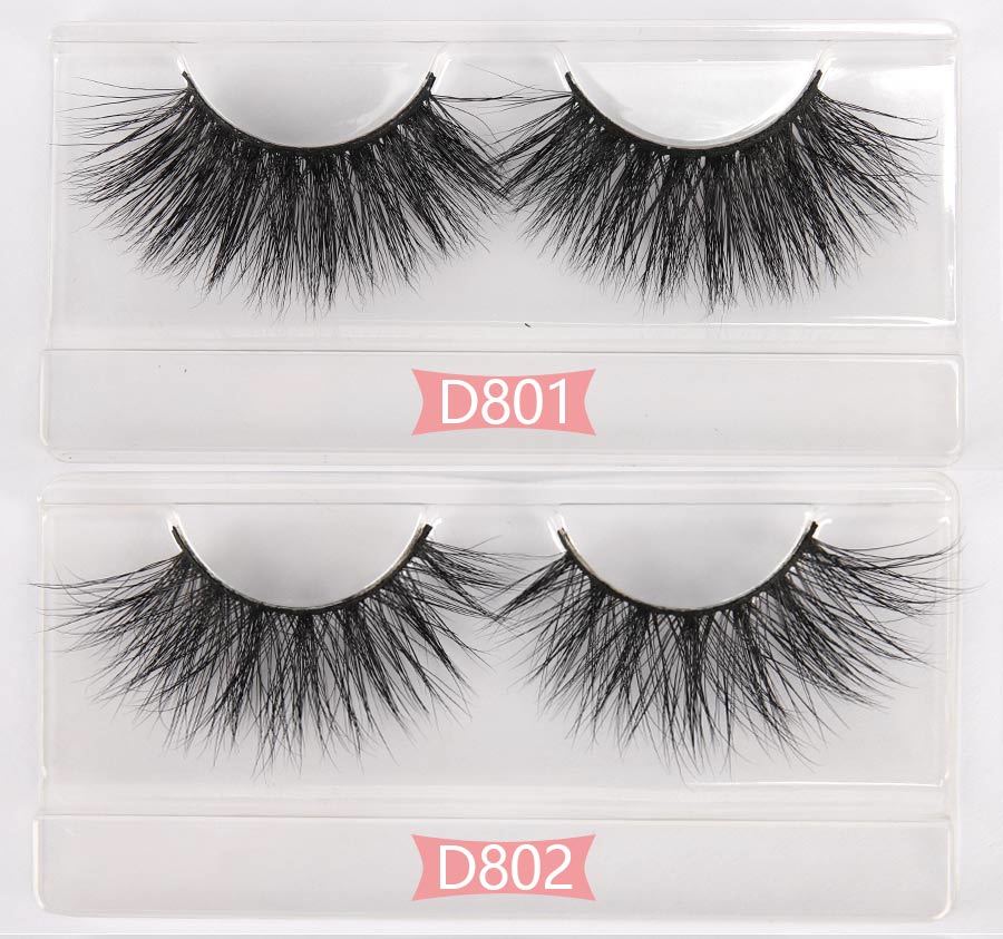 Wholesale Eyelashes100 Pairs 3D Mink Eyelashes 25MM Thick Long Wispy Mink Lashes Makeup Cilios Cruelty Free-1