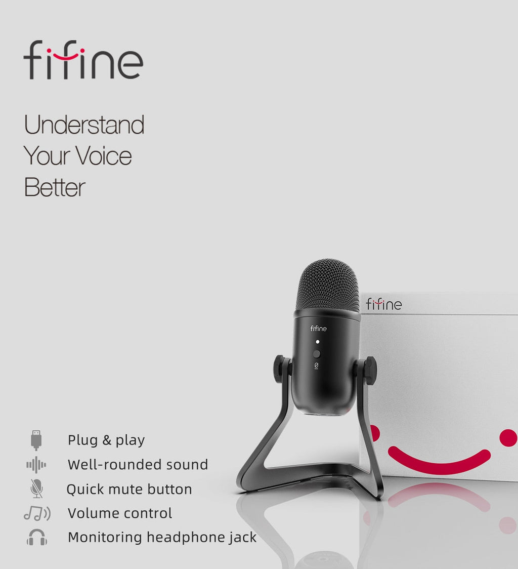 USB Microphone for Recording/Streaming/Gaming,professional microphone for PC,Mic Headphone Output&Volume Contro-2