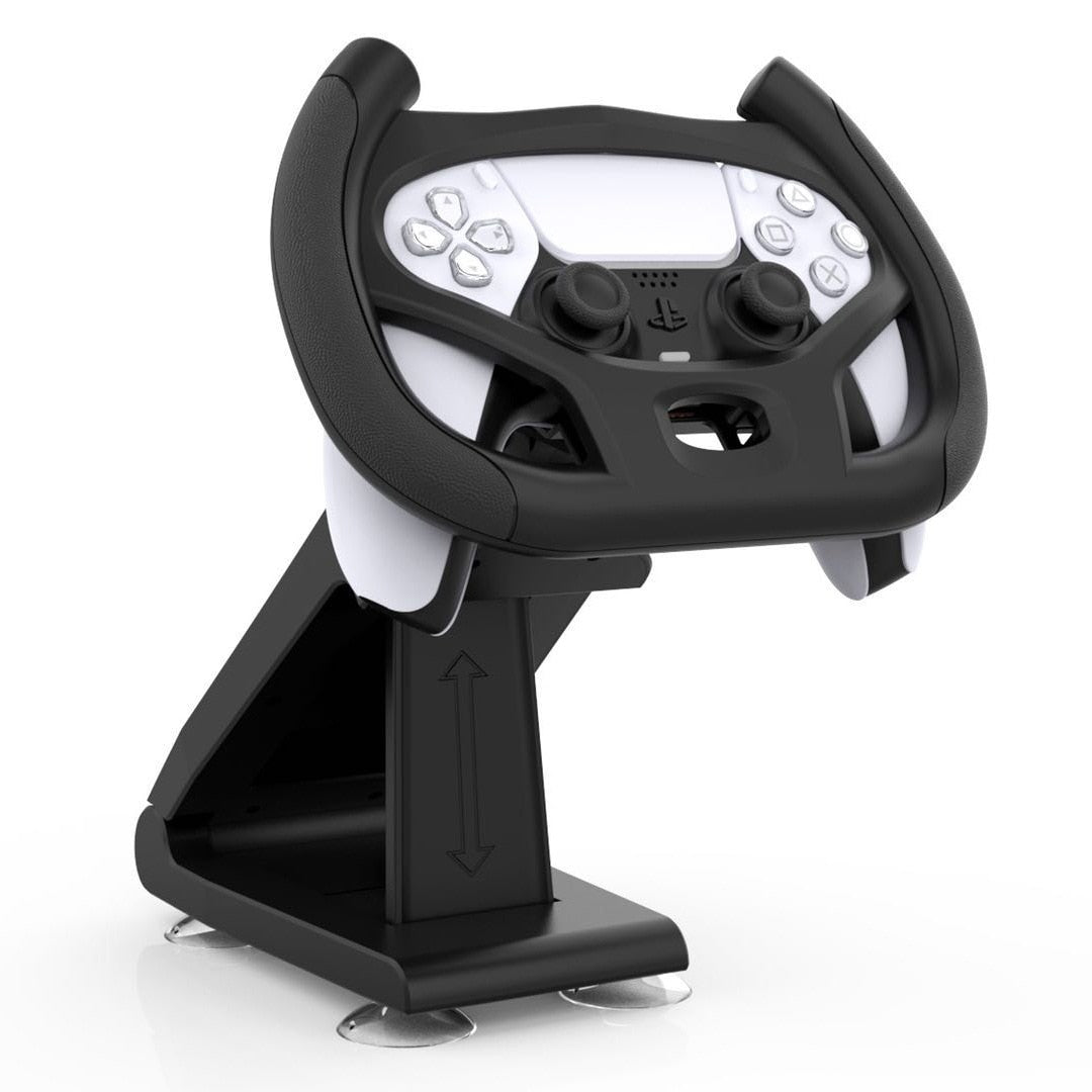 Racing Game Steering Wheel Bracket for PS5 Handle Steering Wheel Seat Frame for Playstation 5 Controller Ps5 Controller Holder-2