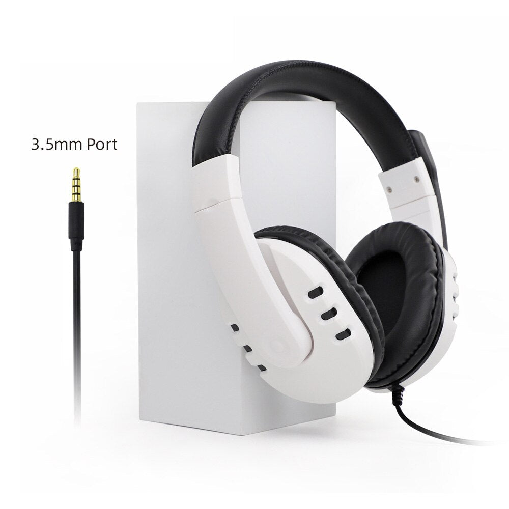 PS5 Headset Wired Over Ear Stereo Gaming Headphones with Microphone for PC IOS Computer Gamers Smart Phones Mobiles-1