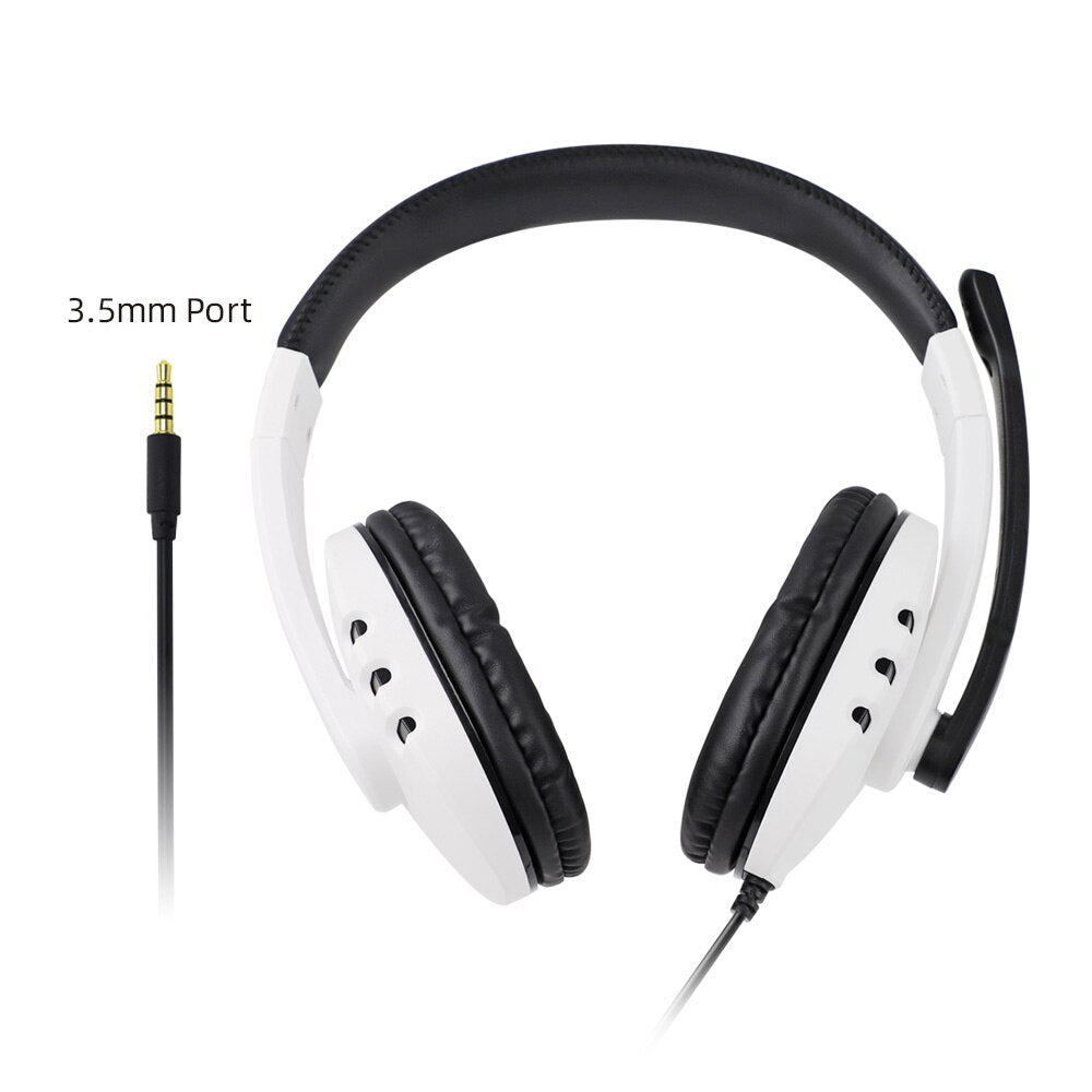 PS5 Headset Wired Over Ear Stereo Gaming Headphones with Microphone for PC IOS Computer Gamers Smart Phones Mobiles-3