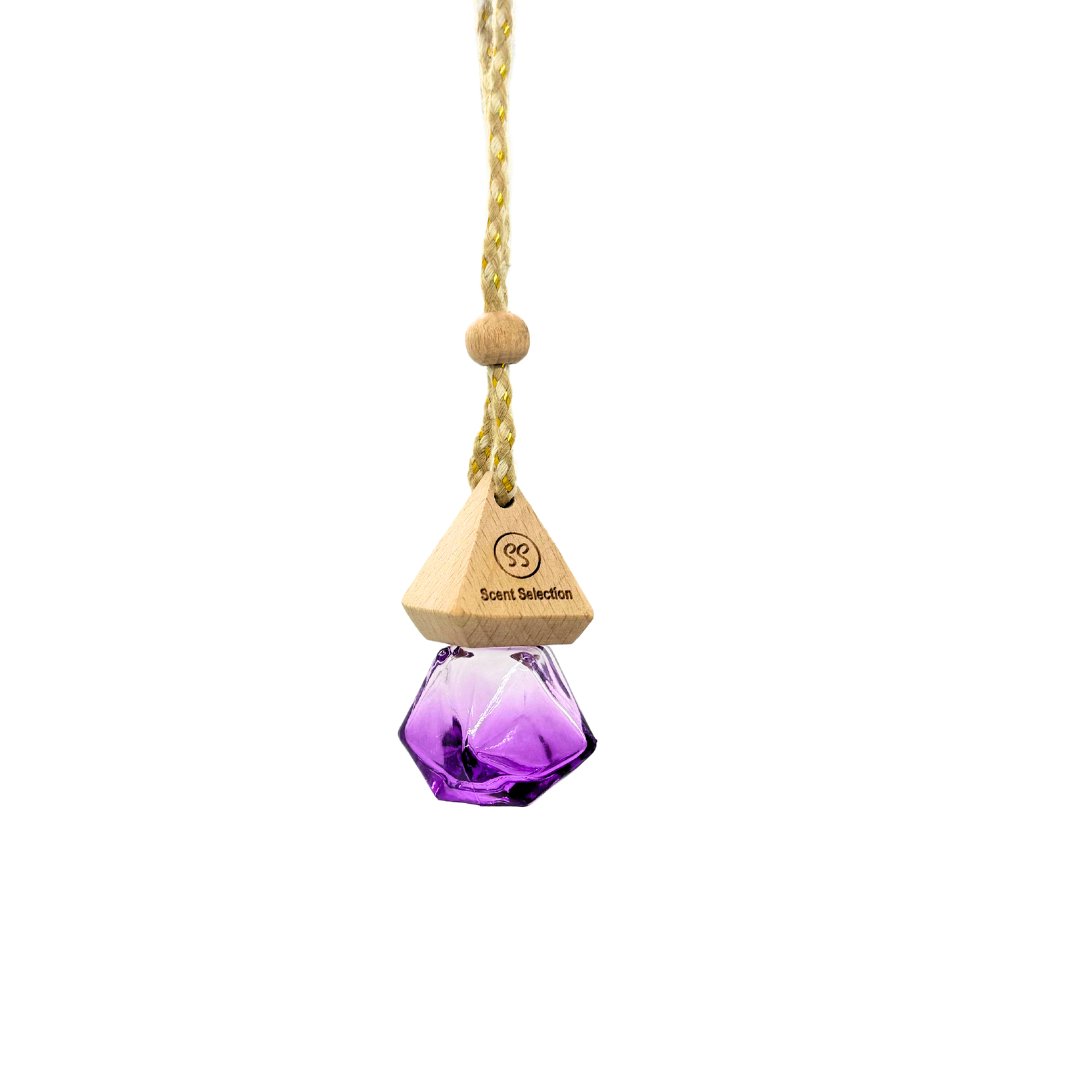 Thyme, Olive & Bergamot Hanging Car Air Freshener Diffuser - 3 Colours-1